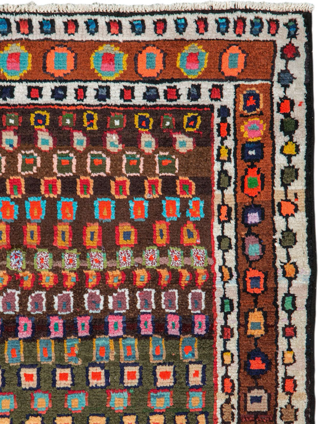 Vintage Persian Hamadan Rug, No.26192 - Galerie Shabab