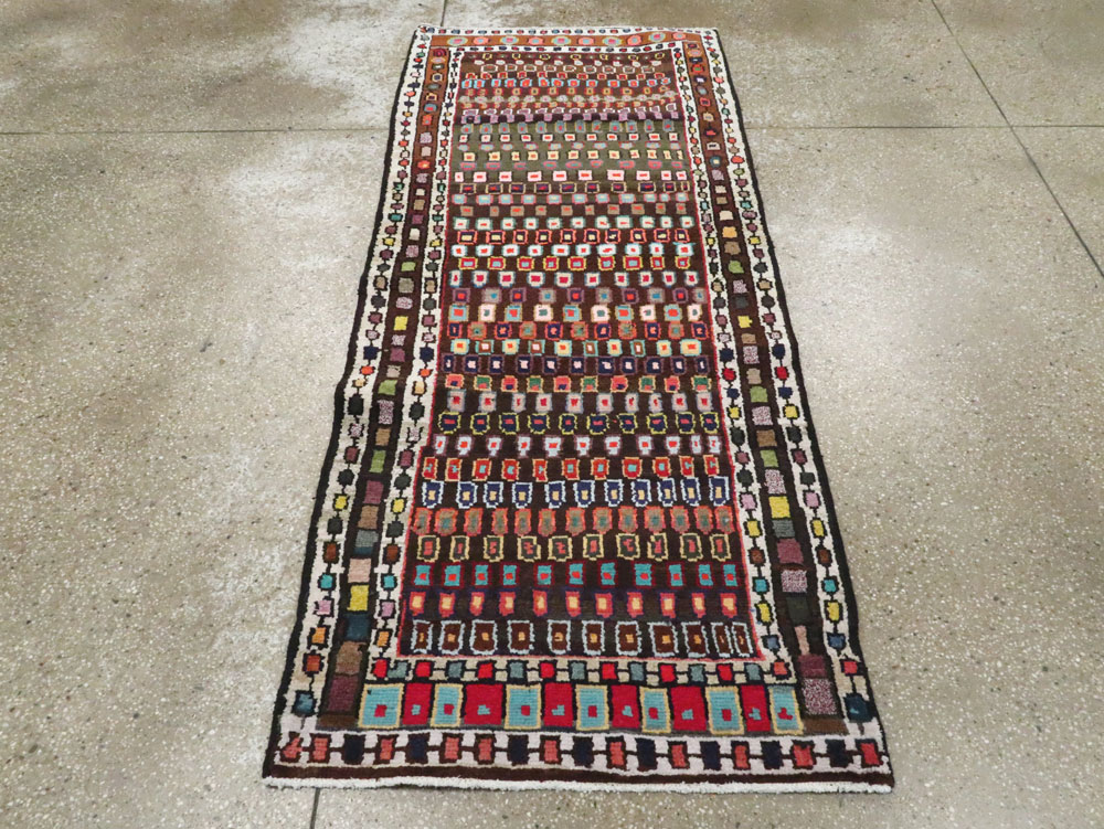 Vintage Persian Hamadan Rug, No.26192 - Galerie Shabab