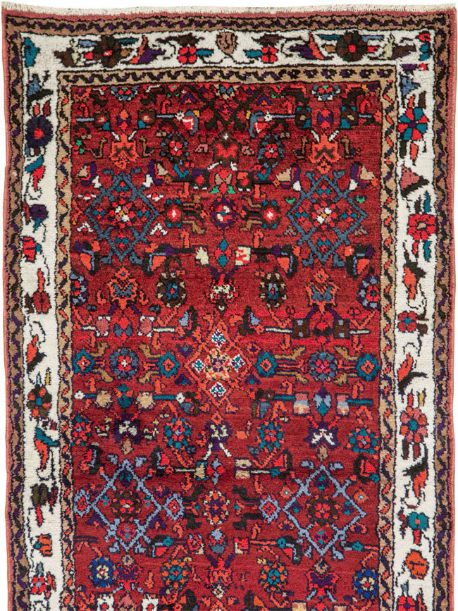Vintage Persian Hamadan Runner, No.26193 - Galerie Shabab
