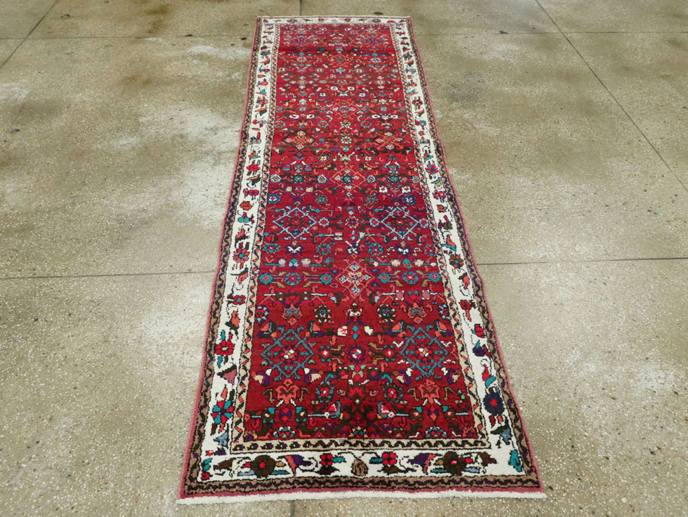 Vintage Persian Hamadan Runner, No.26193 - Galerie Shabab