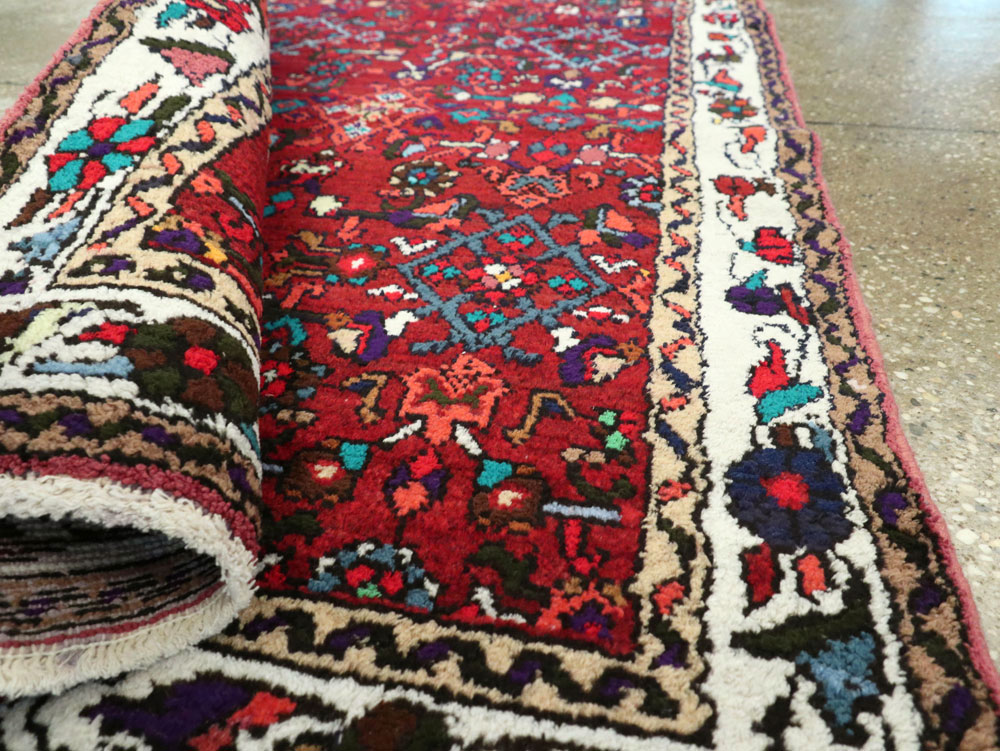 Vintage Persian Hamadan Runner, No.26193 - Galerie Shabab