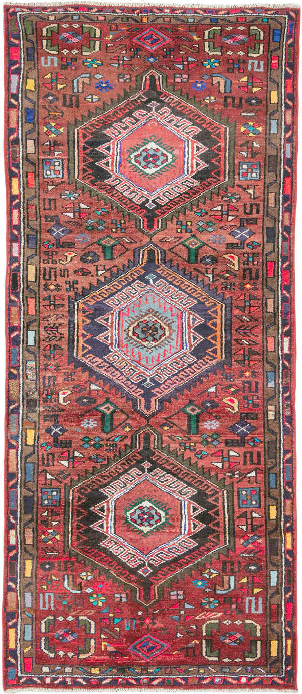 Vintage Persian Hamadan Rug, No.26194 - Galerie Shabab