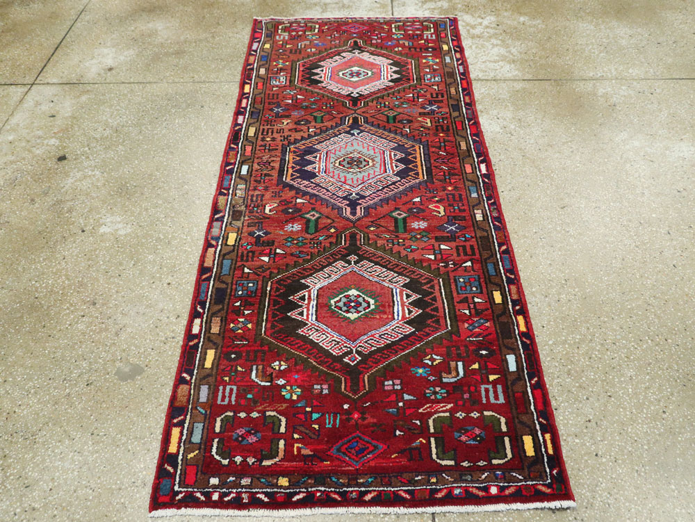 Vintage Persian Hamadan Rug, No.26194 - Galerie Shabab