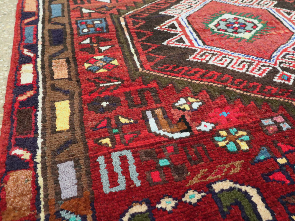 Vintage Persian Hamadan Rug, No.26194 - Galerie Shabab