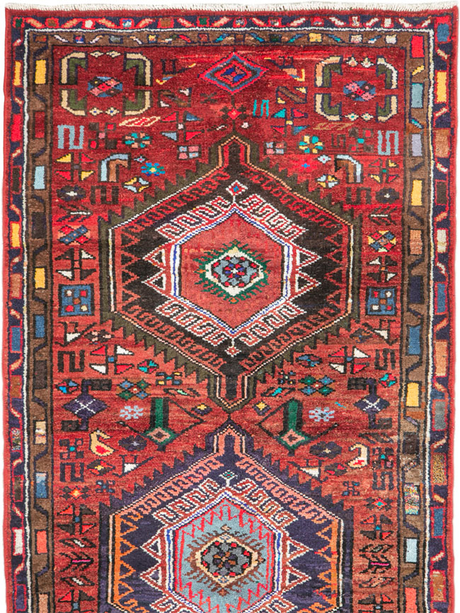 Vintage Persian Hamadan Rug, No.26194 - Galerie Shabab