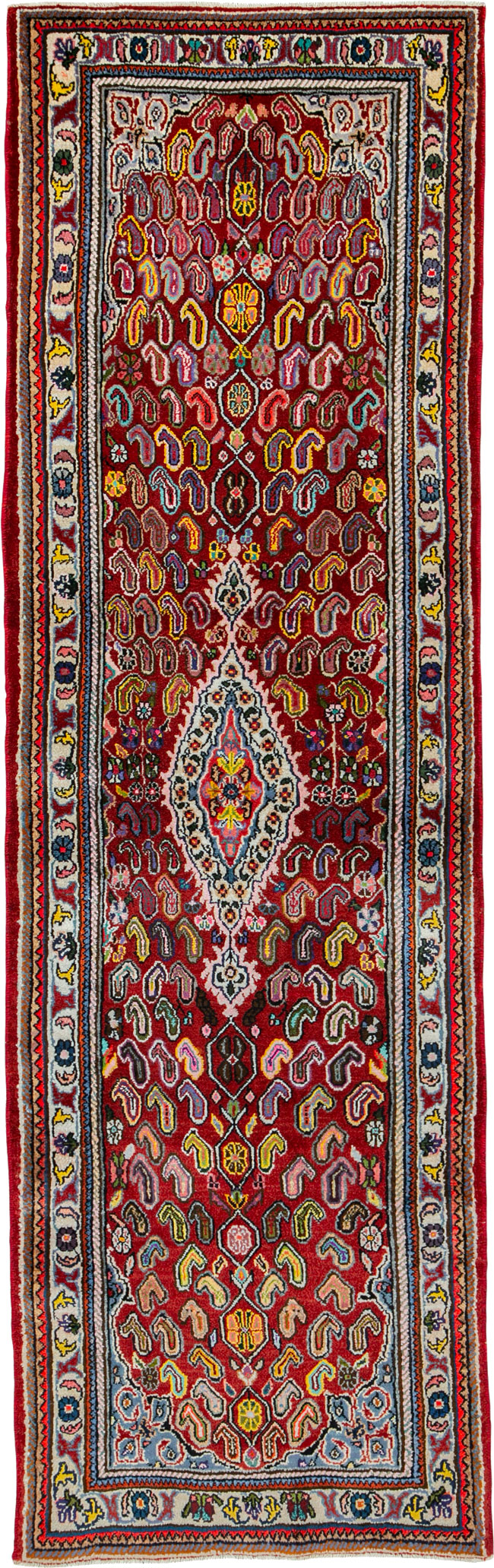 Vintage Persian Hamadan Rug, No.26195 - Galerie Shabab