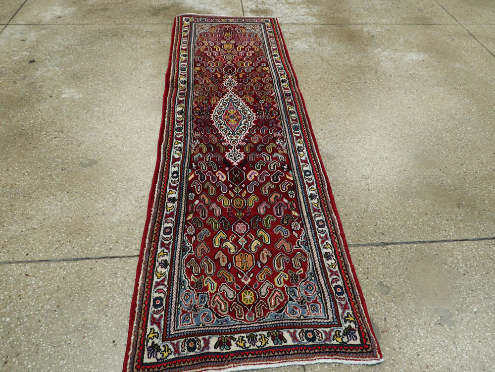 Vintage Persian Hamadan Rug, No.26195 - Galerie Shabab