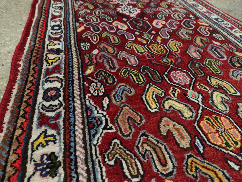 Vintage Persian Hamadan Rug, No.26195 - Galerie Shabab