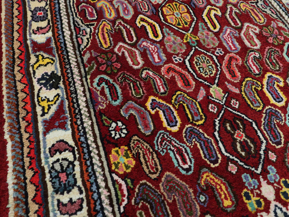Vintage Persian Hamadan Rug, No.26195 - Galerie Shabab