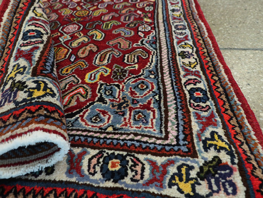 Vintage Persian Hamadan Rug, No.26195 - Galerie Shabab