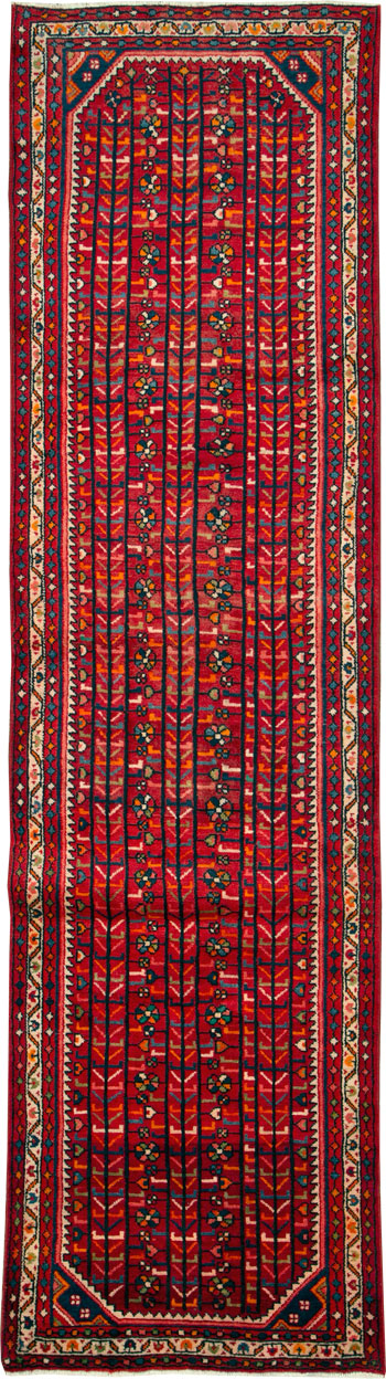 Vintage Persian Malayer Runner, No.26196 - Galerie Shabab