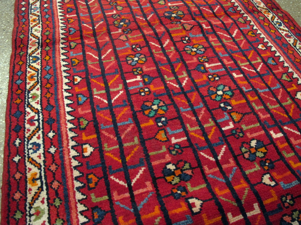 Vintage Persian Malayer Runner, No.26196 - Galerie Shabab