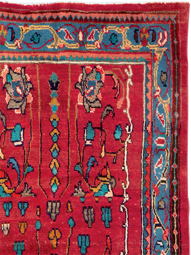 Vintage Persian Mahal Rug, No.26197 - Galerie Shabab