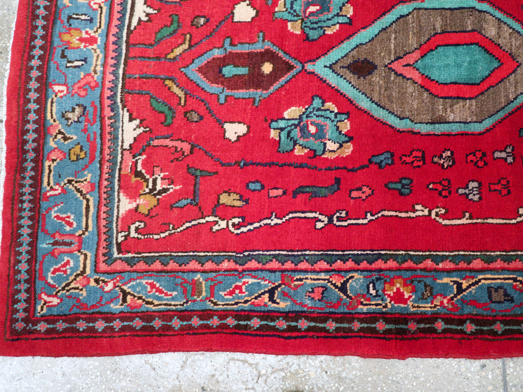 Vintage Persian Mahal Rug, No.26197 - Galerie Shabab