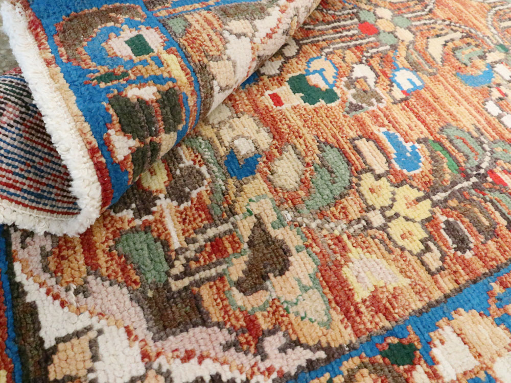 Vintage Persian Hamadan Rug (Pair: 2 of 2), No.26198 - Galerie Shabab