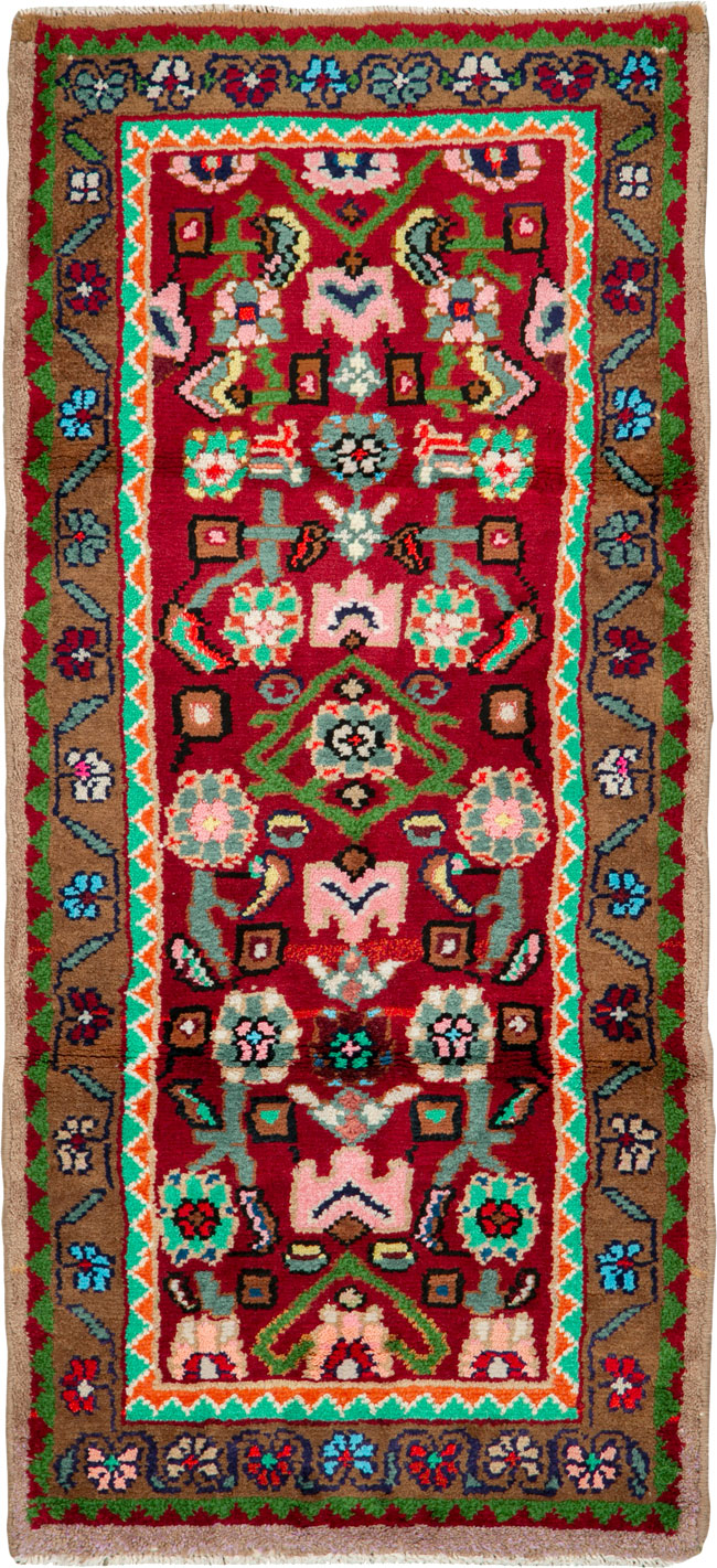Vintage Persian Hamadan Rug, No.26199 - Galerie Shabab
