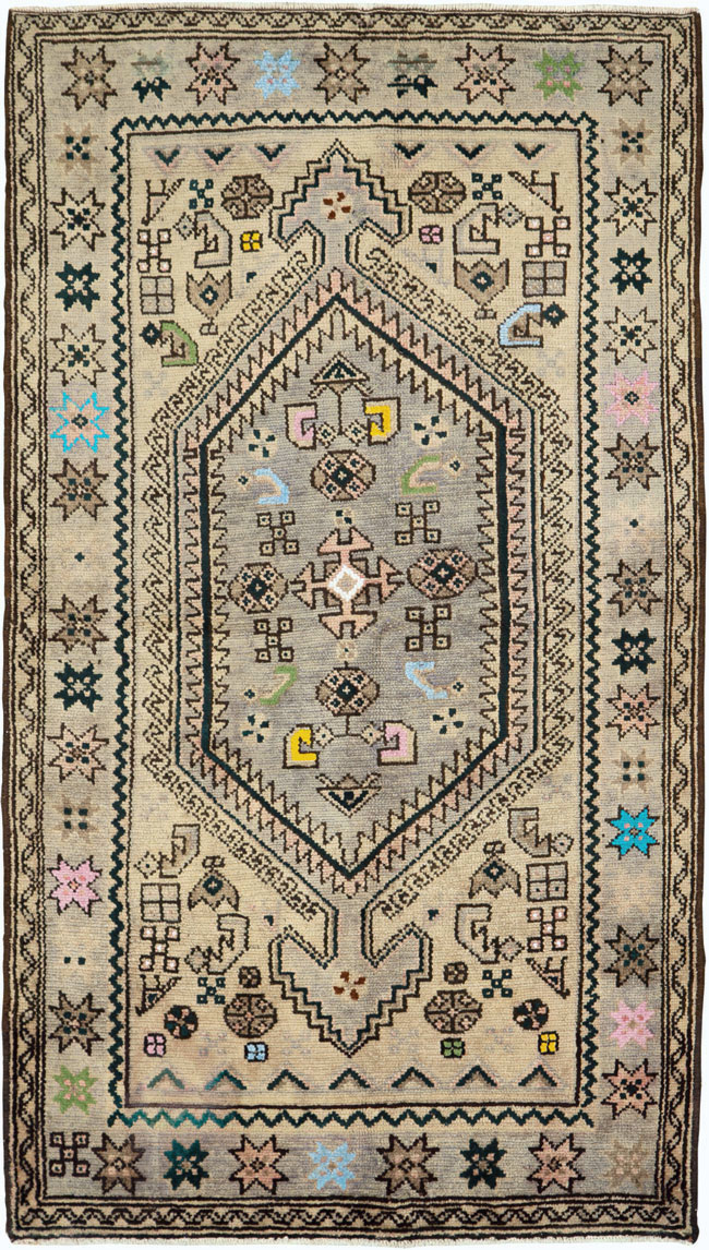 Vintage Persian Malayer Rug, No.26201 - Galerie Shabab