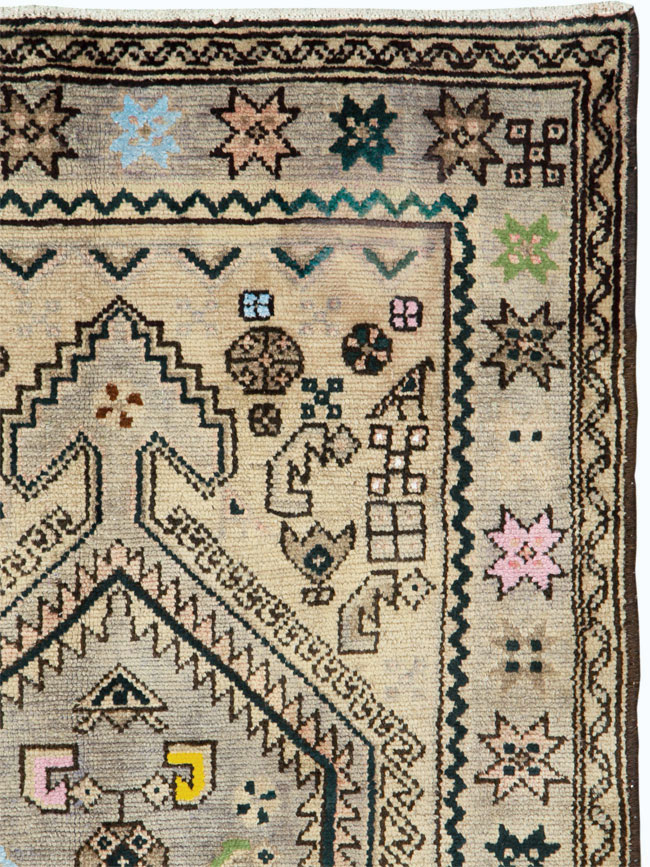 Vintage Persian Malayer Rug, No.26201 - Galerie Shabab