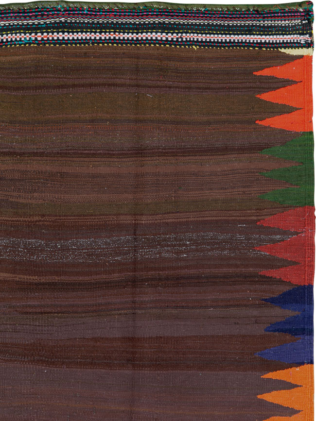 Vintage Persian Flatweave, No.26202 - Galerie Shabab