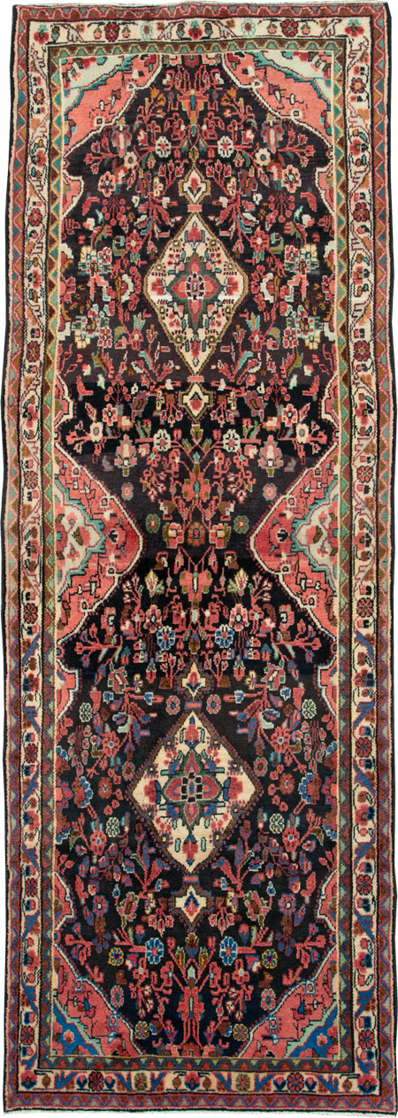 Vintage Persian Hamadan Runner, No.26203 - Galerie Shabab