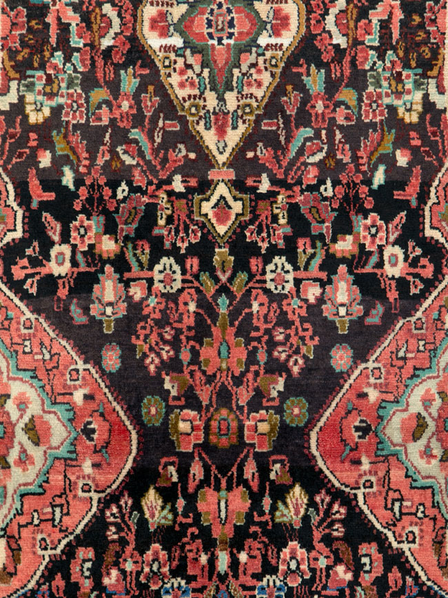 Vintage Persian Hamadan Runner, No.26203 - Galerie Shabab