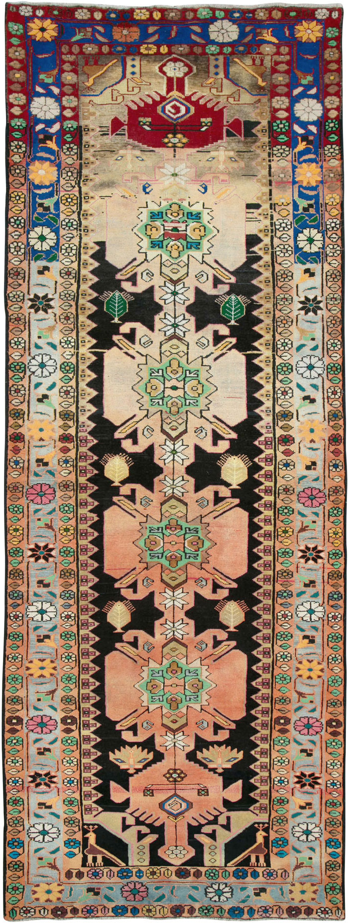 Vintage Persian Hamadan Runner, No.26204 - Galerie Shabab