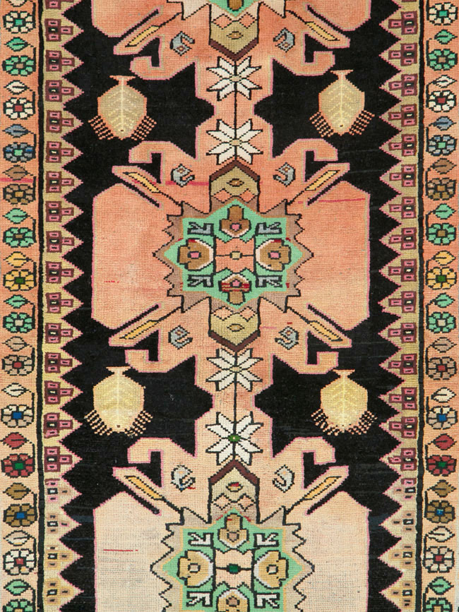 Vintage Persian Hamadan Runner, No.26204 - Galerie Shabab