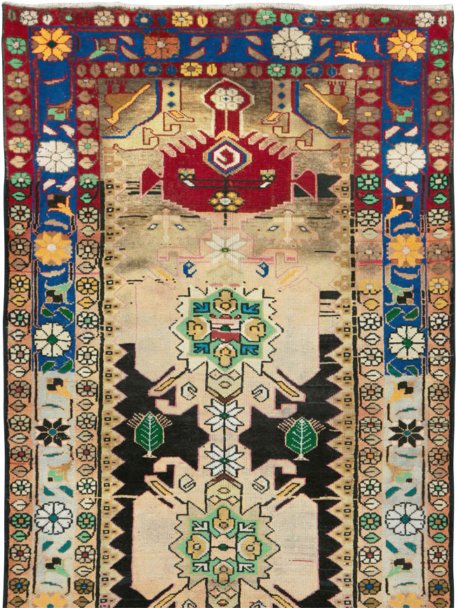 Vintage Persian Hamadan Runner, No.26204 - Galerie Shabab