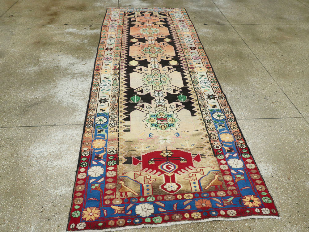 Vintage Persian Hamadan Runner, No.26204 - Galerie Shabab