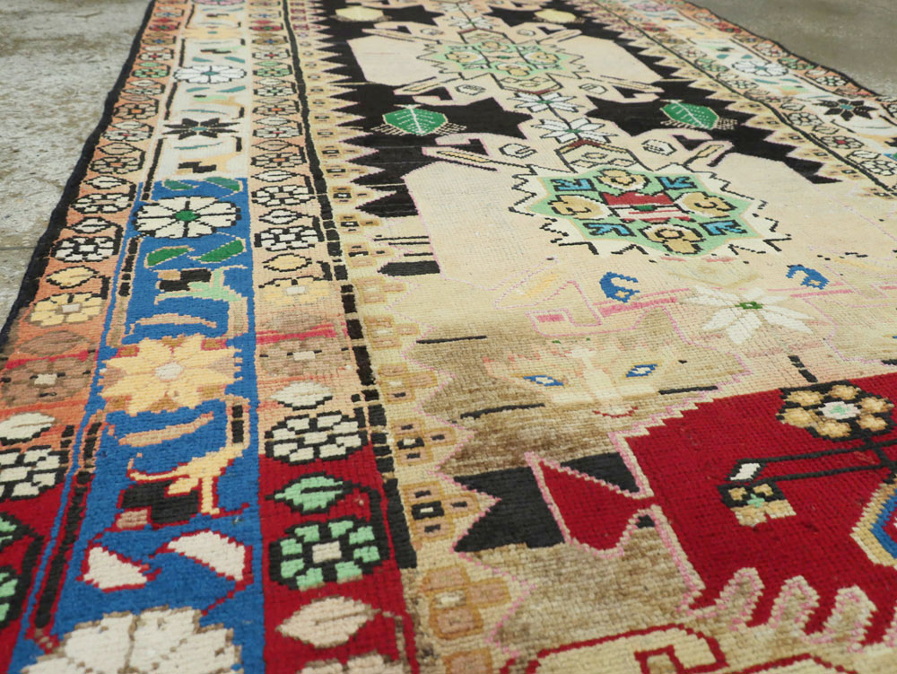 Vintage Persian Hamadan Runner, No.26204 - Galerie Shabab