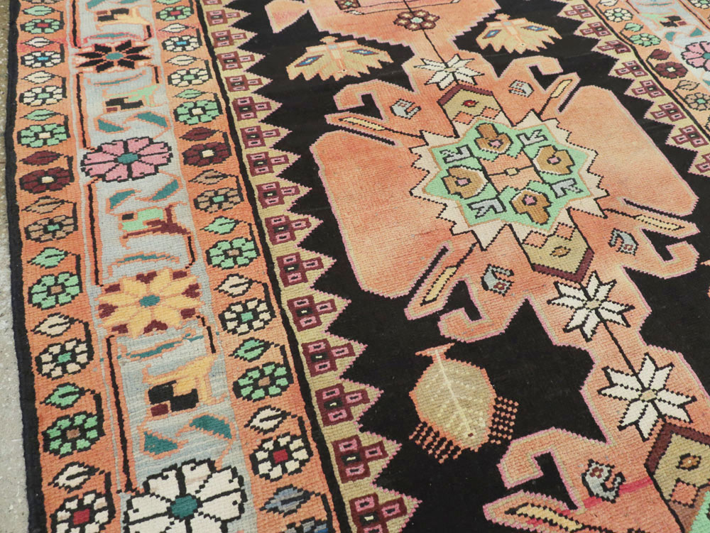 Vintage Persian Hamadan Runner, No.26204 - Galerie Shabab