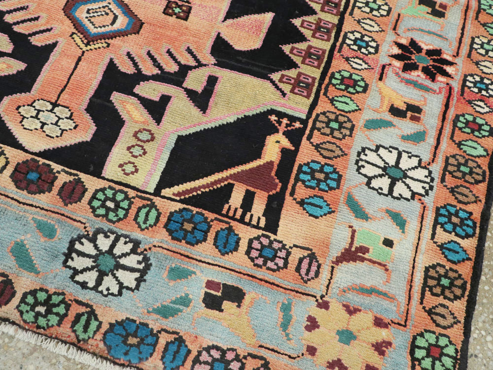 Vintage Persian Hamadan Runner, No.26204 - Galerie Shabab
