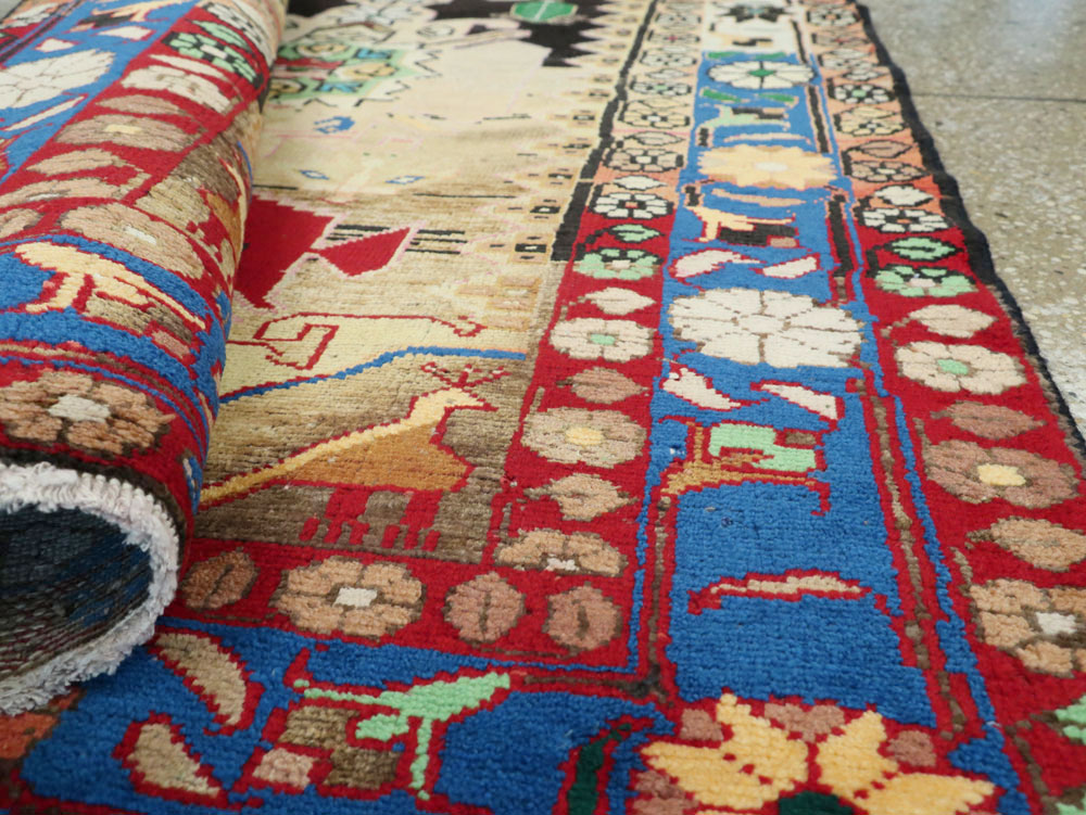 Vintage Persian Hamadan Runner, No.26204 - Galerie Shabab