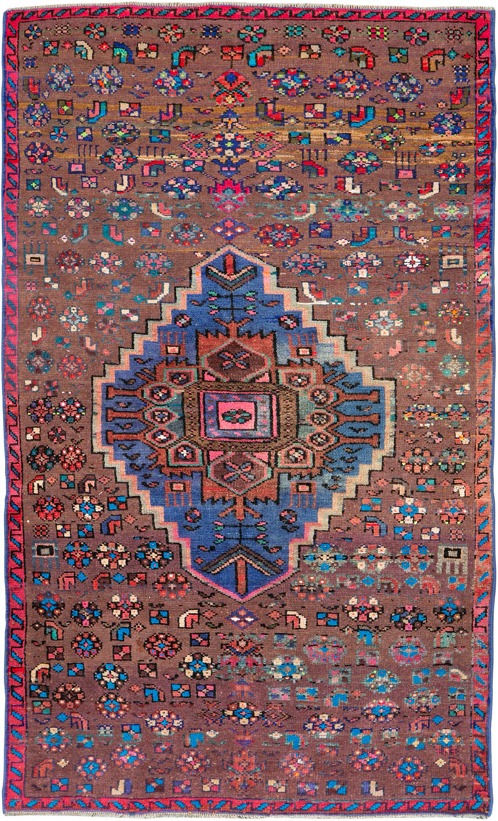 Vintage Persian Hamadan Rug, No.26206 - Galerie Shabab