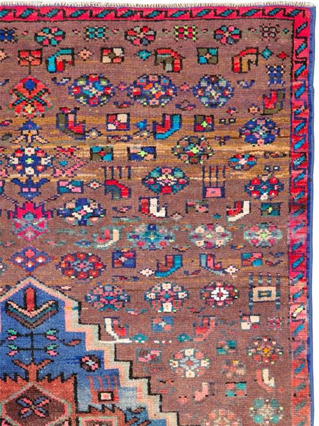 Vintage Persian Hamadan Rug, No.26206 - Galerie Shabab