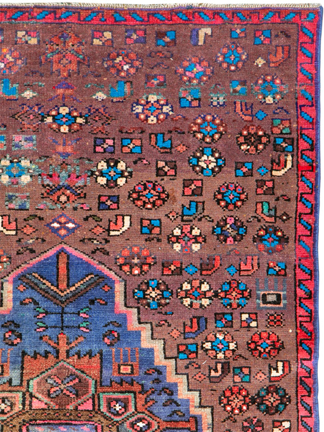 Vintage Persian Hamadan Rug, No.26206 - Galerie Shabab