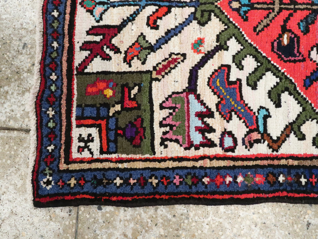 Vintage Persian Hamadan Rug, No.26207 - Galerie Shabab
