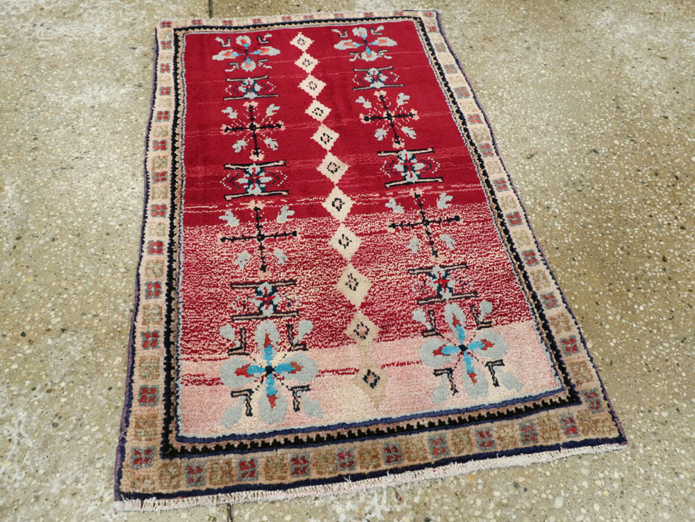 Vintage Persian Hamadan Rug, No.26208 - Galerie Shabab