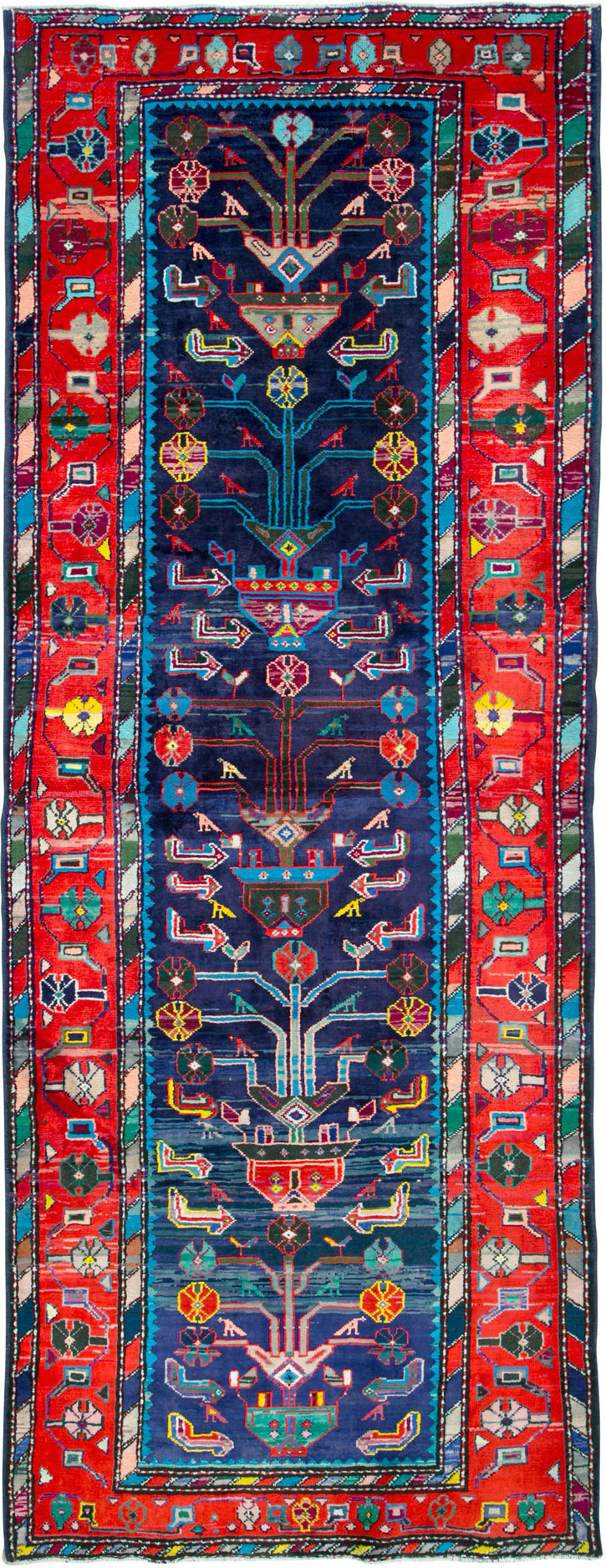 Vintage Persian Hamadan Rug, No.26214 - Galerie Shabab