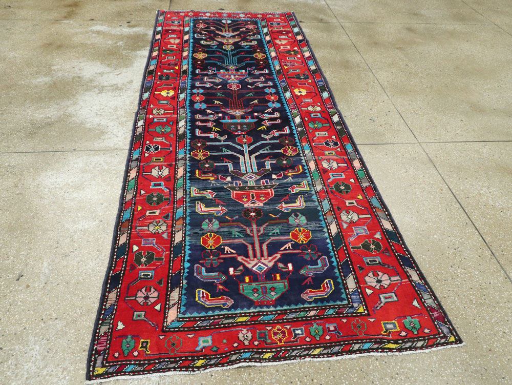 Vintage Persian Hamadan Rug, No.26214 - Galerie Shabab
