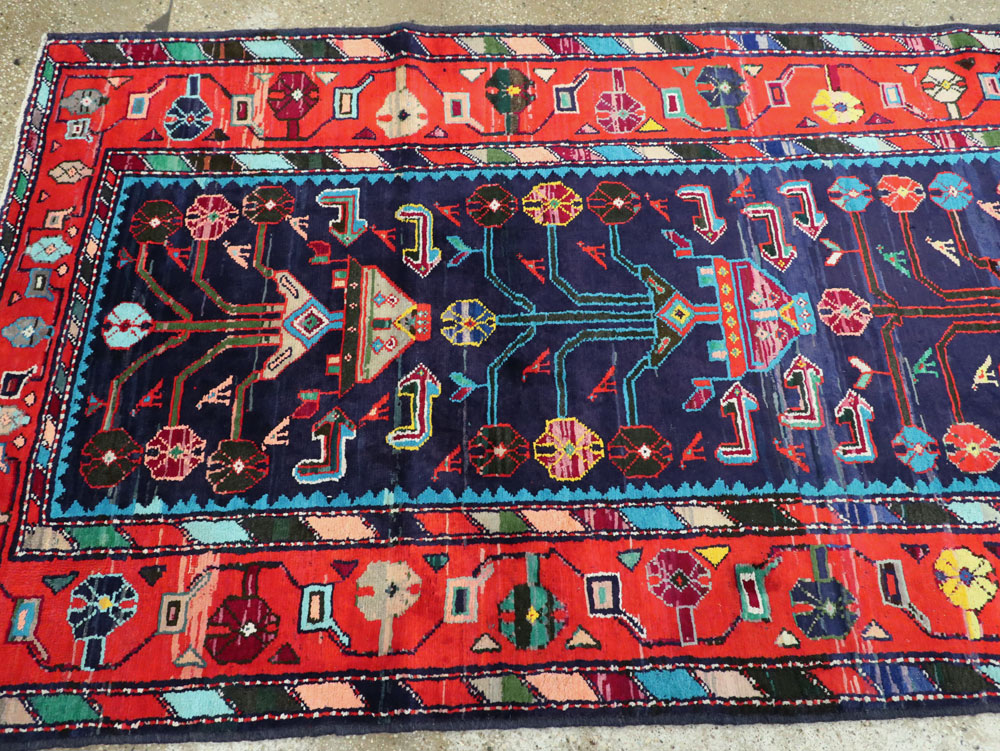 Vintage Persian Hamadan Rug, No.26214 - Galerie Shabab