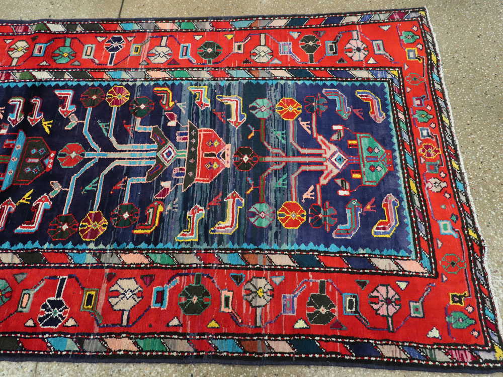 Vintage Persian Hamadan Rug, No.26214 - Galerie Shabab