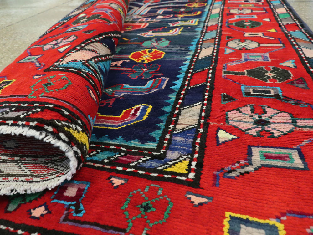 Vintage Persian Hamadan Rug, No.26214 - Galerie Shabab