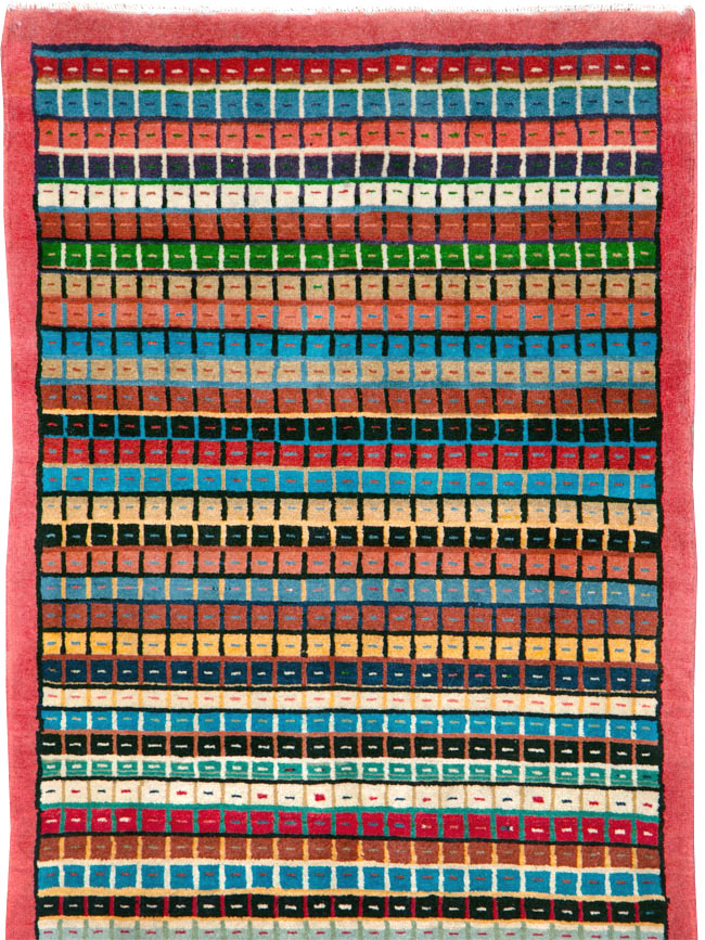 Vintage Persian Mahal Runner, No.26218 - Galerie Shabab