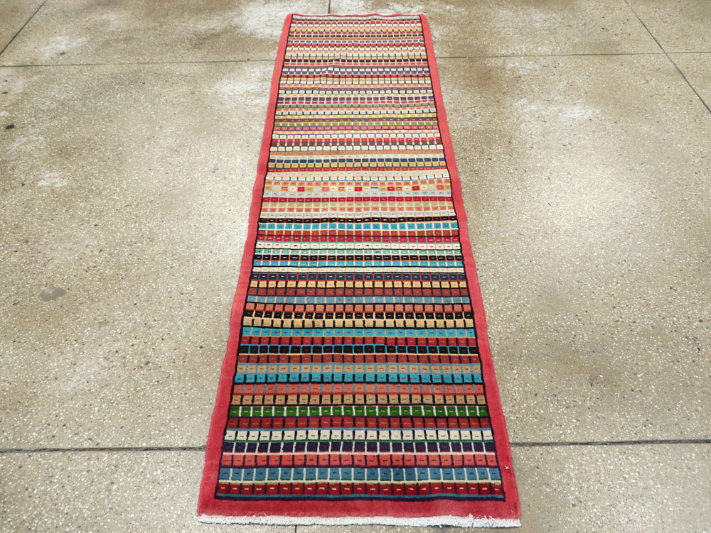 Vintage Persian Mahal Runner, No.26218 - Galerie Shabab