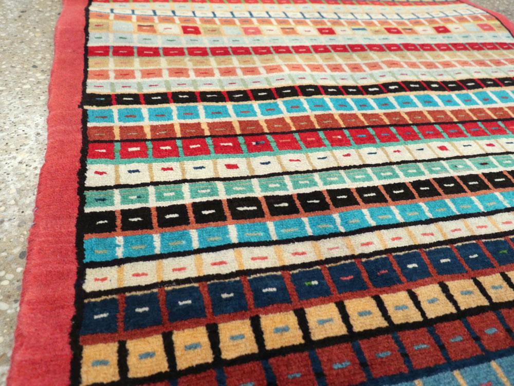 Vintage Persian Mahal Runner, No.26218 - Galerie Shabab