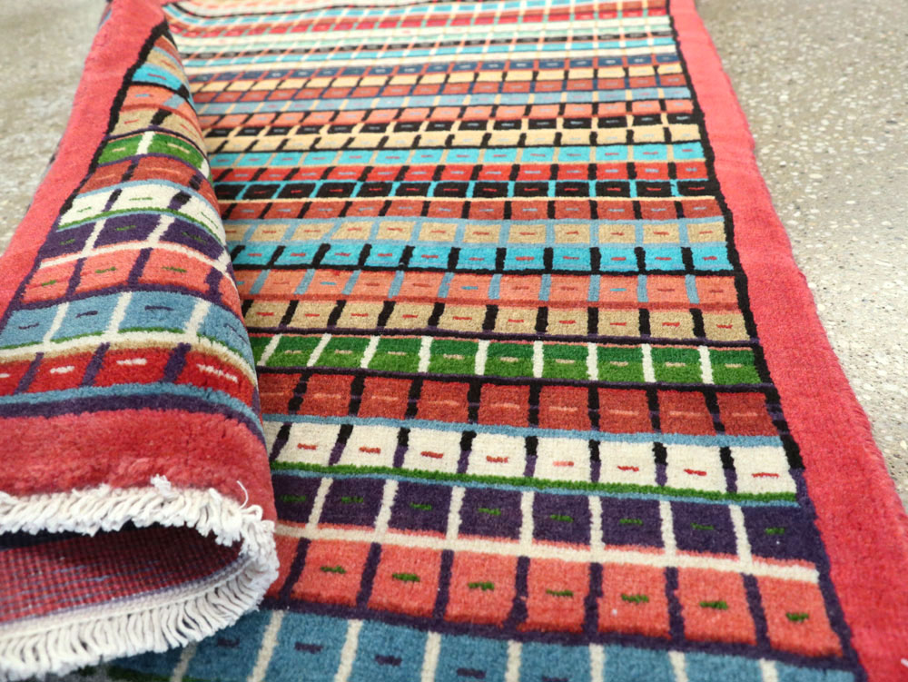 Vintage Persian Mahal Runner, No.26218 - Galerie Shabab