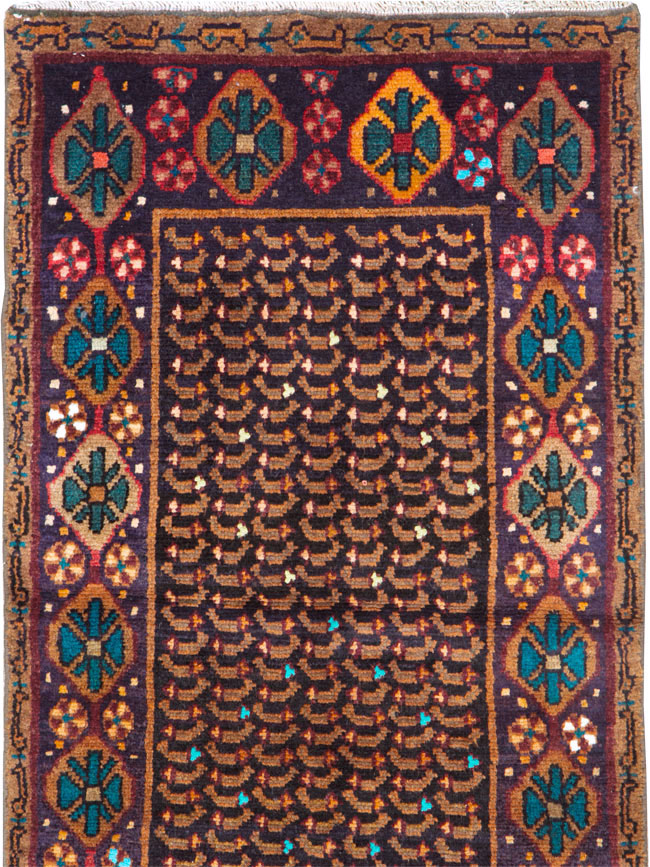 Vintage Persian Baluch Throw Rug, No.26219 - Galerie Shabab