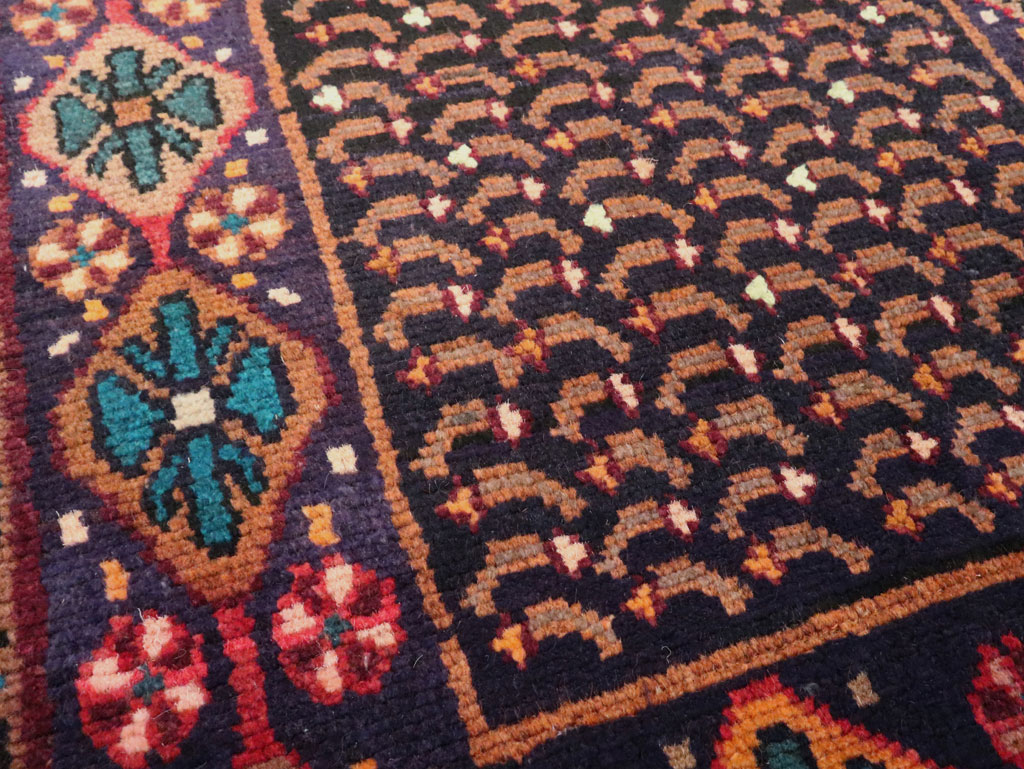 Vintage Persian Baluch Throw Rug, No.26219 - Galerie Shabab