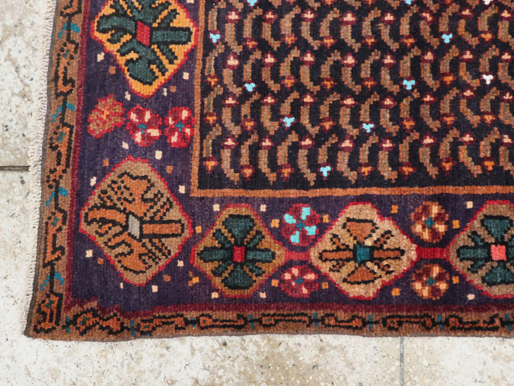 Vintage Persian Baluch Throw Rug, No.26219 - Galerie Shabab